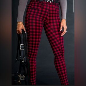 Buffalo Plaid Canter Culture Riding Breeches